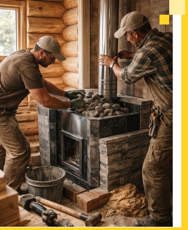 Строительство и отделка русских бань под ключ в Курске