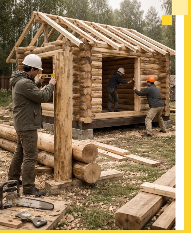 Строительство бань для дачи под ключ в Курске с доставкой и монтажом