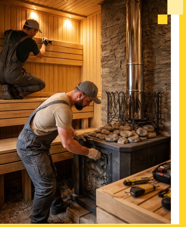 Комплексный дизайн бань, саун и зон отдыха в Курске