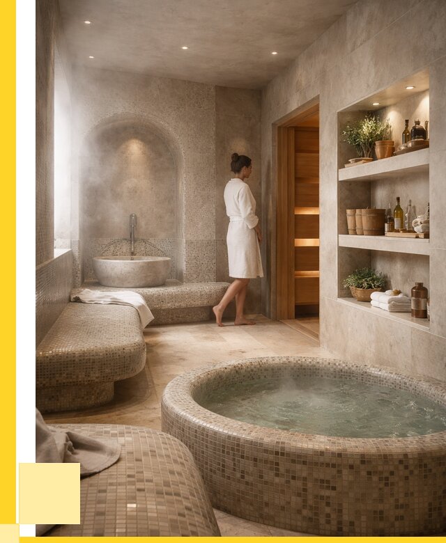 Строительство бани с хамамом в Курске от 781800 р. | ЭриданКус