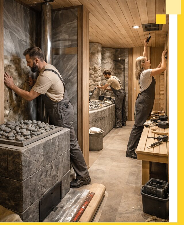 Строительство бань и SPA процедур в Курске под ключ и отделкой