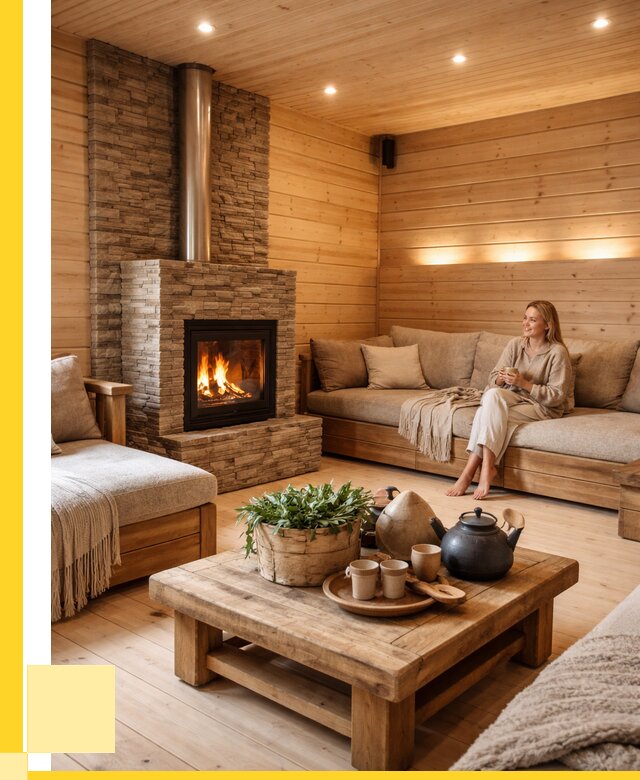 Проект бани с комнатой отдыха в Курске от 36484 р. | ЭриданКус