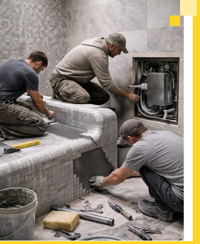 Проекты хамамов под ключ в Курске и дизайн и строительство