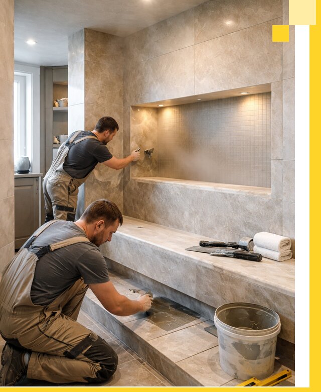 Профессиональное строительство хамама в квартире в Курске