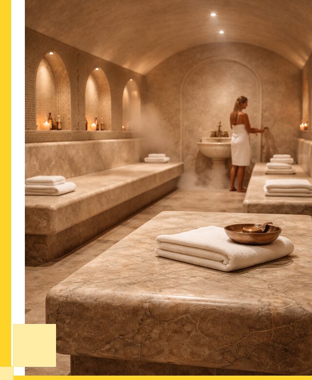 Лежаки для хамама в Курске под ключ от 36484 р. | ЭриданКус