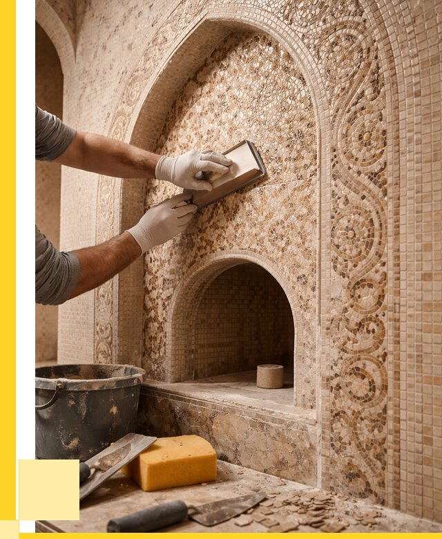 Мозаика для хамама в Курске под ключ от 5212 р. | ЭриданКус