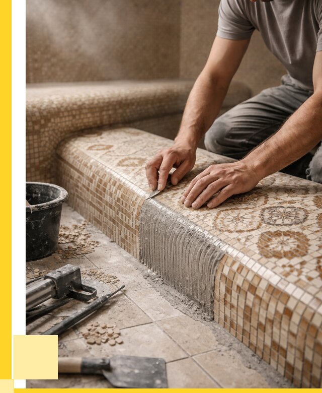 Плитка для хамама под ключ в Курске от 3648 р. | ЭриданКус