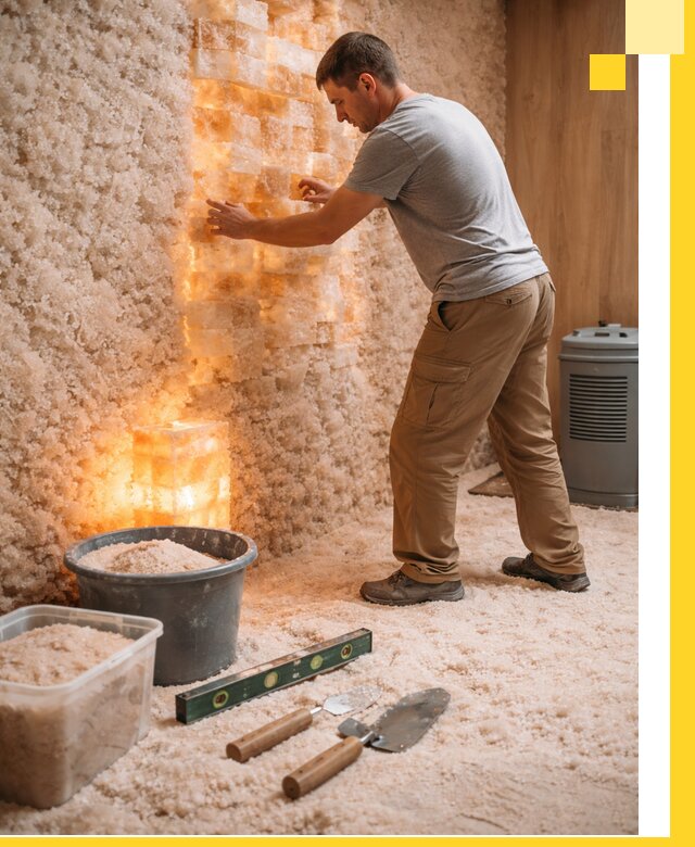 Проектирование и монтаж соляных комнат в Курске под ключ