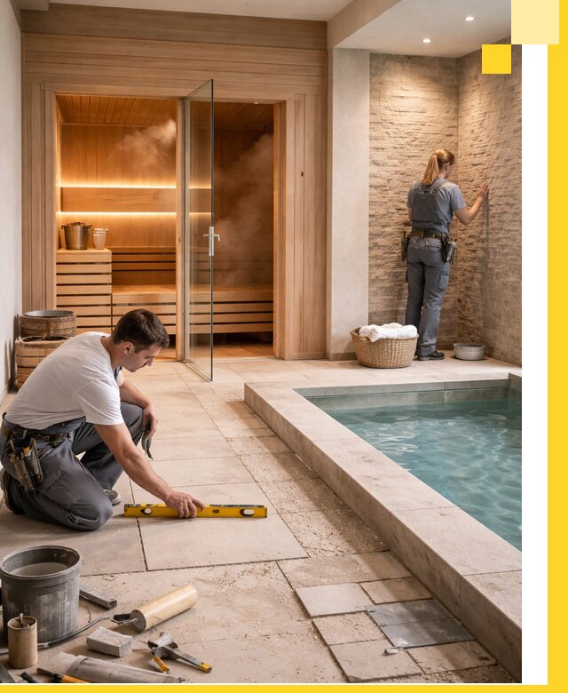 Комплексный дизайн и отделка интерьеров SPA под ключ в Курске